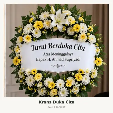 Krans Bunga Duka Grand Galaxy City